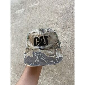 CAT Hat Cap Snap Back One Size Camo Trucker Hunting Outdoors HeadToToe‎ Mens Fit